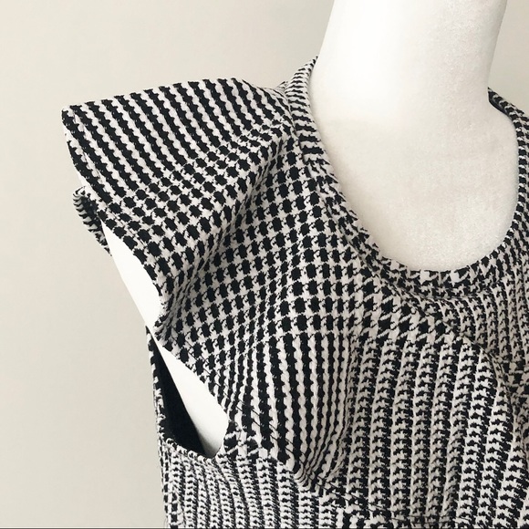 Anthro. Dolan | Callan Ruffled Houndstooth Top NWT - Picture 7 of 16